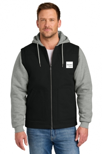 CornerStone® Duck Fleece Full-Zip Hooded Jacket