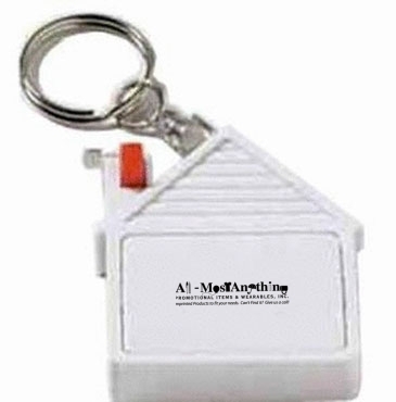 House Tape Measure Key Tag