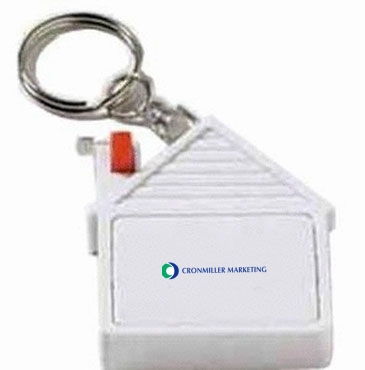 House Tape Measure Key Tag