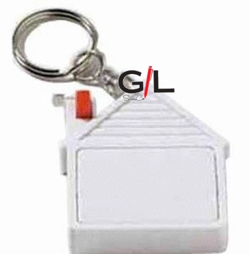 House Tape Measure Key Tag