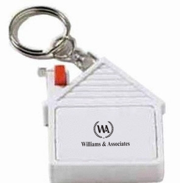 House Tape Measure Key Tag