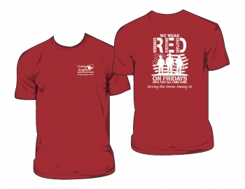 We Wear Red On Fridays  - District® Perfect Tri® Tee