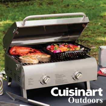 Cuisinart Outdoors Chef's Style Stainless Tabletop Grill