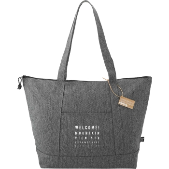 Vila Recycled Zippered Tote
