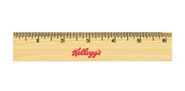 6" Natural Finish Ruler