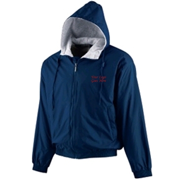 Youth Hooded Taffeta Jacket/Fleece Lined