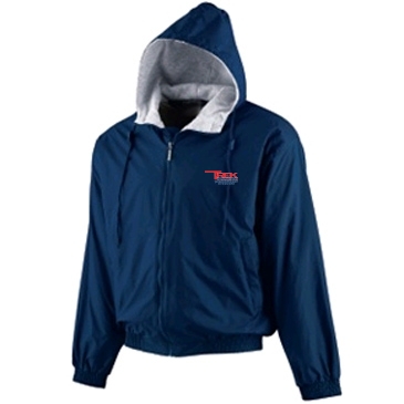 Youth Hooded Taffeta Jacket/Fleece Lined