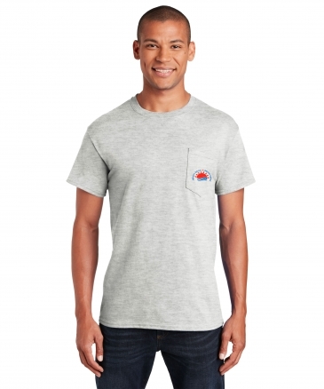 Gildan - Ultra Cotton 100% Cotton T-Shirt with Pocket