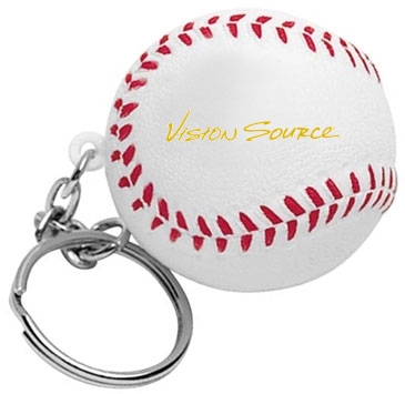 Baseball Stress Reliever Key Chain
