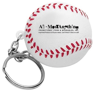 Baseball Stress Reliever Key Chain