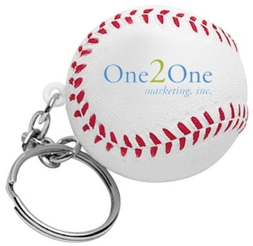 Baseball Stress Reliever Key Chain