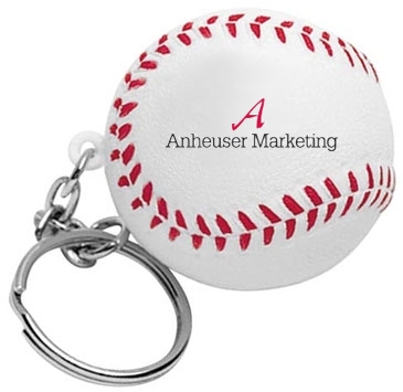 Baseball Stress Reliever Key Chain