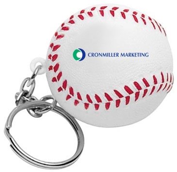 Baseball Stress Reliever Key Chain