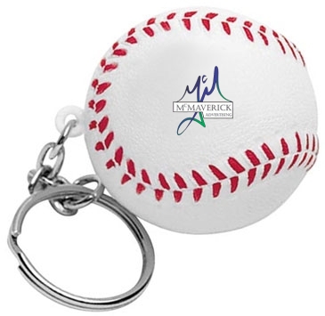 Baseball Stress Reliever Key Chain