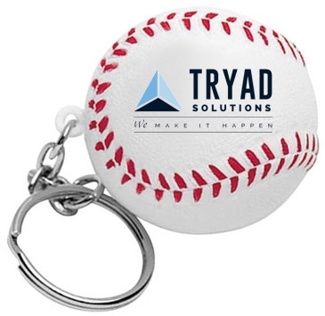 Baseball Stress Reliever Key Chain