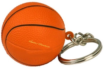 Basketball Stress Reliever Key Chain