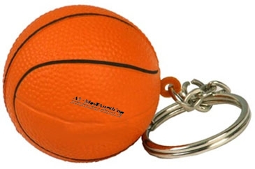 Basketball Stress Reliever Key Chain