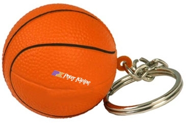 Basketball Stress Reliever Key Chain