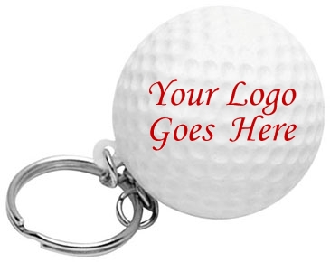 Golf Ball Stress Reliever Key Chain