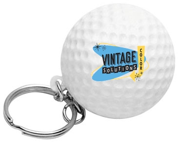 Golf Ball Stress Reliever Key Chain
