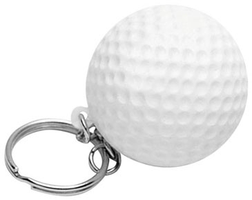 Golf Ball Stress Reliever Key Chain