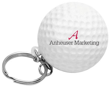 Golf Ball Stress Reliever Key Chain