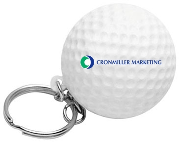 Golf Ball Stress Reliever Key Chain