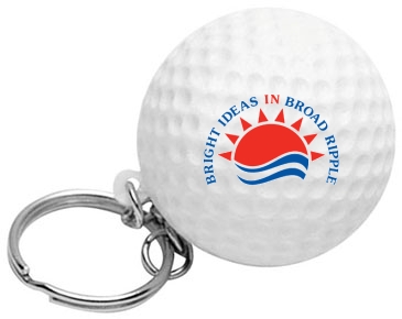 Golf Ball Stress Reliever Key Chain