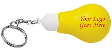 Lightbulb Stress Reliever Key Chain