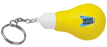 Lightbulb Stress Reliever Key Chain