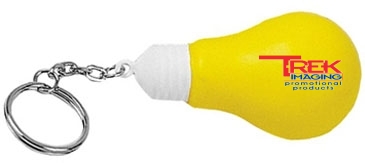 Lightbulb Stress Reliever Key Chain