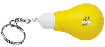 Lightbulb Stress Reliever Key Chain