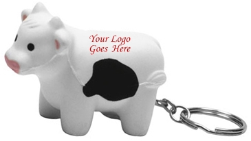 Milk Cow Stress Reliever Key Chain