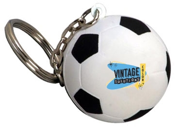 Soccer Ball Stress Reliever Key Chain