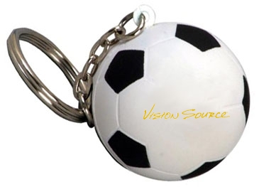 Soccer Ball Stress Reliever Key Chain