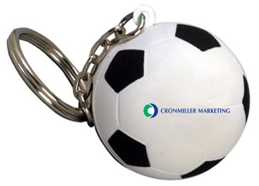 Soccer Ball Stress Reliever Key Chain