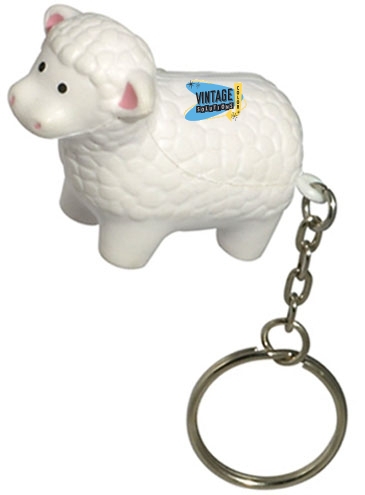 Sheep Stress Reliever Key Chain