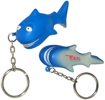 Shark Stress Reliever Key Chain