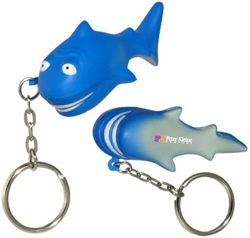 Shark Stress Reliever Key Chain