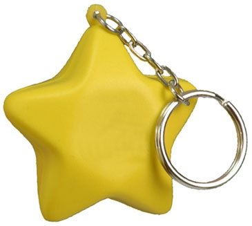 Star Stress Reliever Key Chain