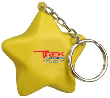 Star Stress Reliever Key Chain