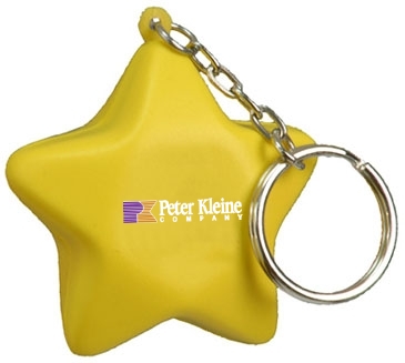 Star Stress Reliever Key Chain