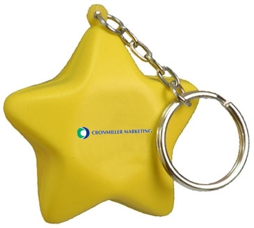 Star Stress Reliever Key Chain