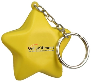 Star Stress Reliever Key Chain