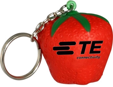 Strawberry Stress Reliever Key Chain