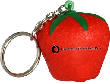 Strawberry Stress Reliever Key Chain