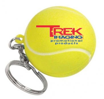 Tennis Ball Stress Reliever Key Chain