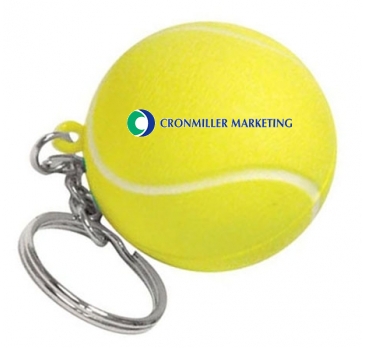 Tennis Ball Stress Reliever Key Chain