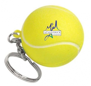 Tennis Ball Stress Reliever Key Chain