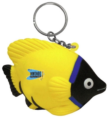 Tropical Fish Stress Reliever Key Chain